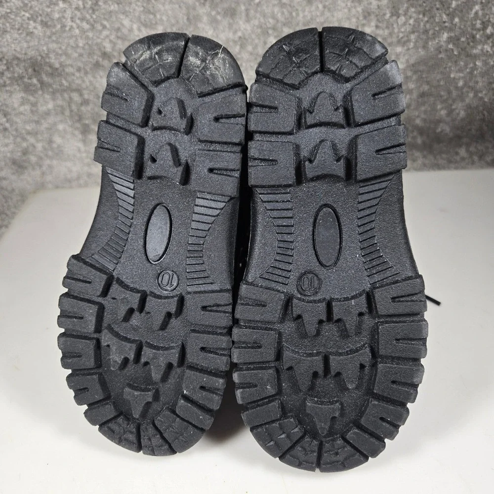 Rugged Bear Boys‎ Black Waterproof Winter Snow Boots Size 10